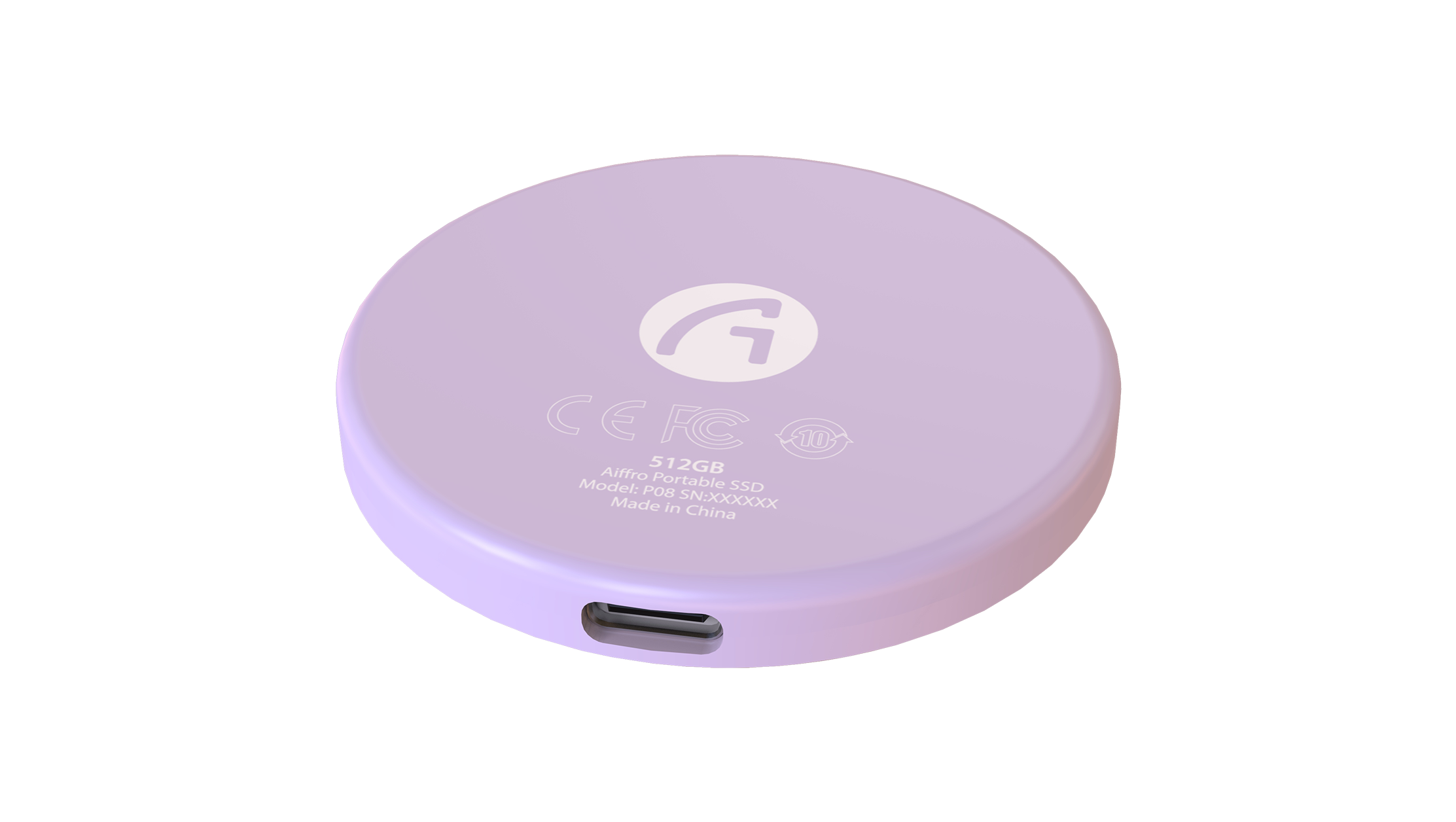 Magnetisches tragbares Solid-State-Laufwerk P08, MagSafe-kompatibel, bis zu 550 MB/s