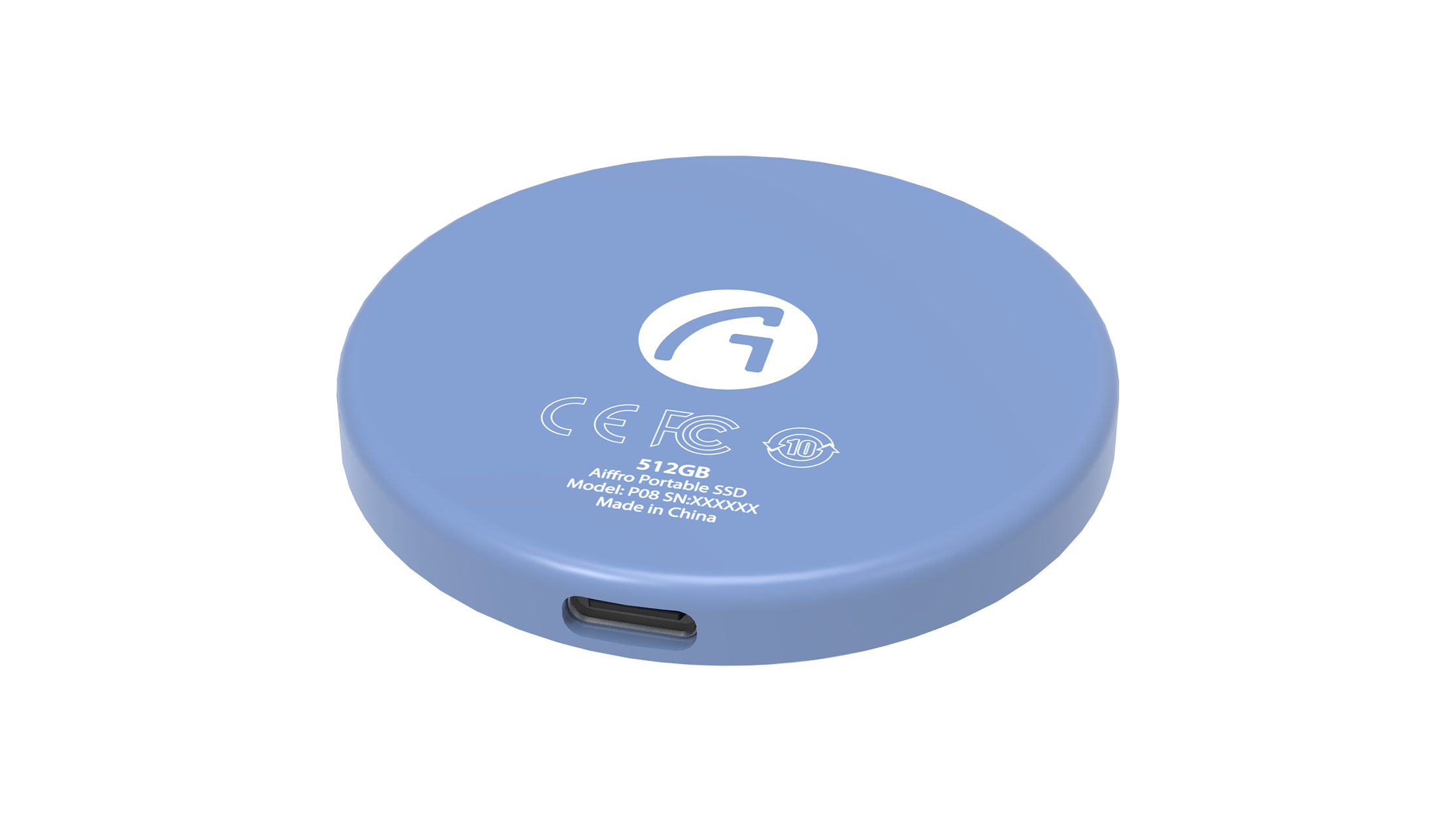 Magnetisches tragbares Solid-State-Laufwerk P08, MagSafe-kompatibel, bis zu 550 MB/s