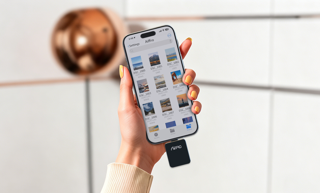 Your iPhone Run Out of Space Again? We Made Something Smaller Than a Keychain.
