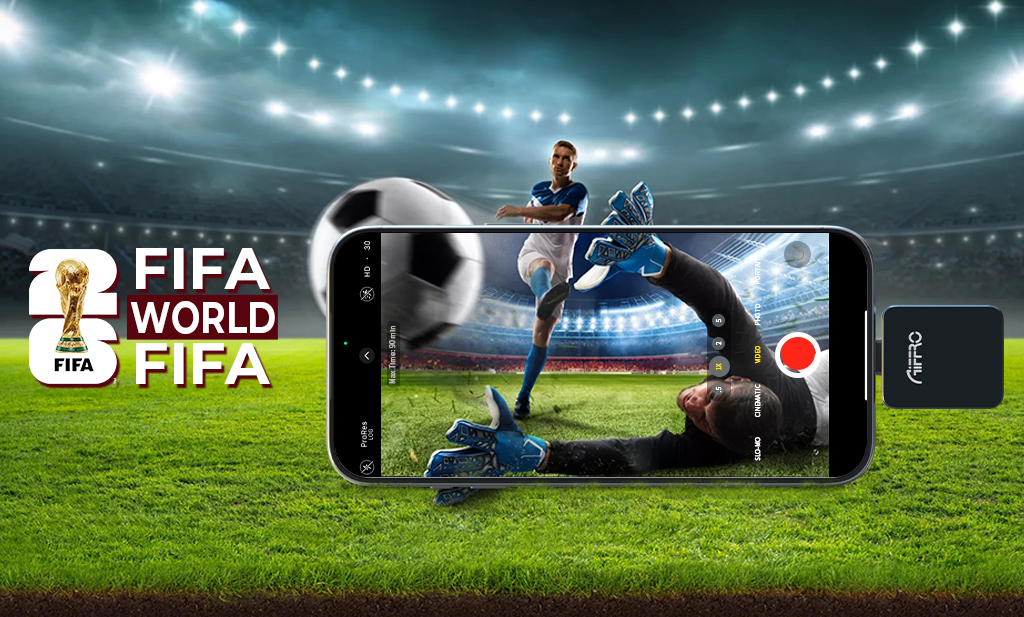 Enjoying the World Cup, but your phone suddenly fills up? The Aiffro P20 can save the day!