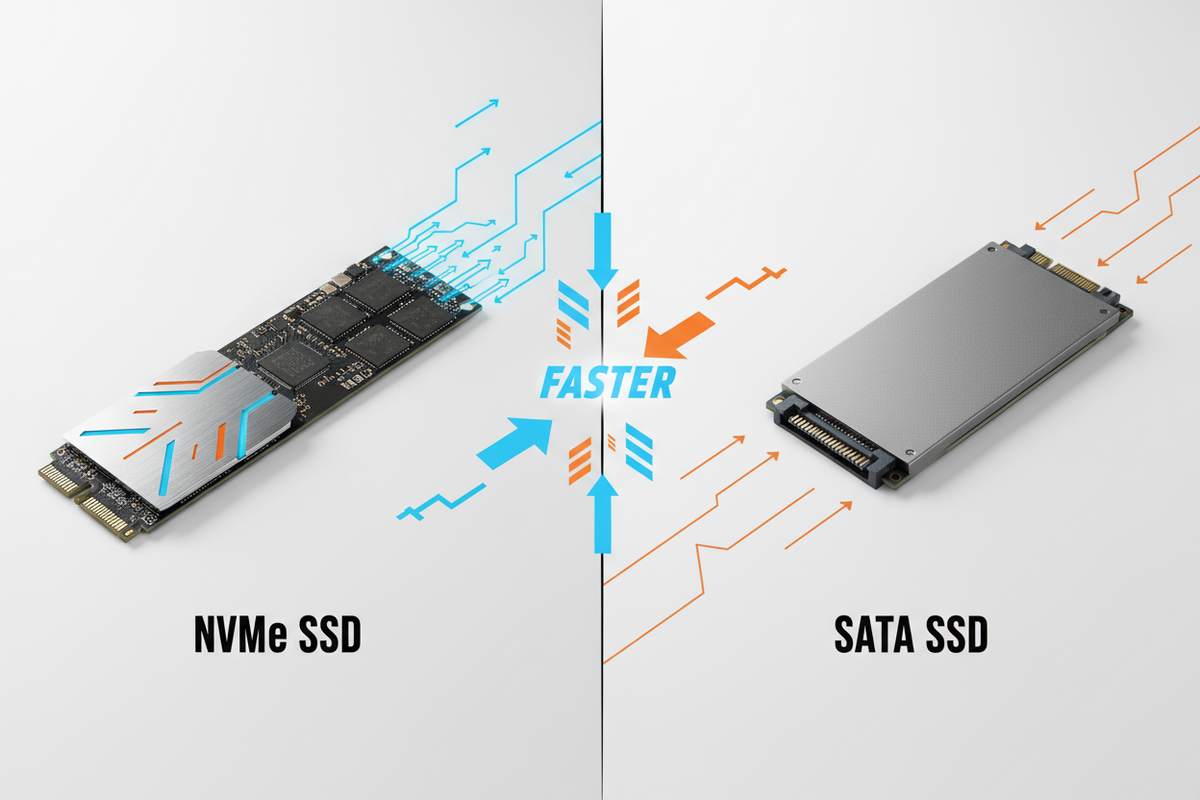SSD NVMe vs SSD SATA: ¿cuál es la diferencia?