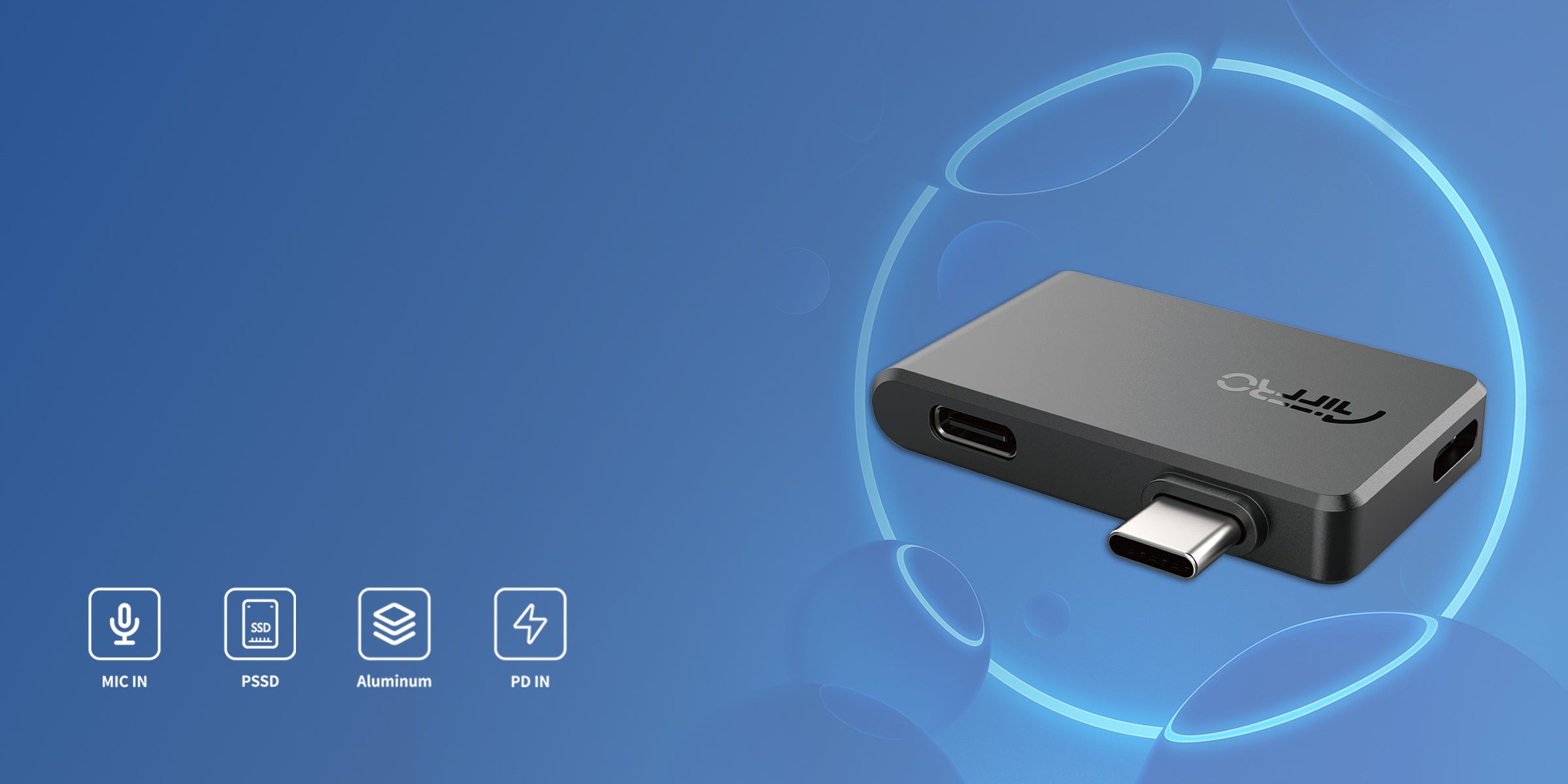 外付けハードディスク・ドライブ Aiffro P10 SSD 1tb P10 Magnetic Portable Solid State Drive,MagSafe Compatible